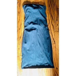 The Limited Vintage Black Tube Top Dress XS Ruched